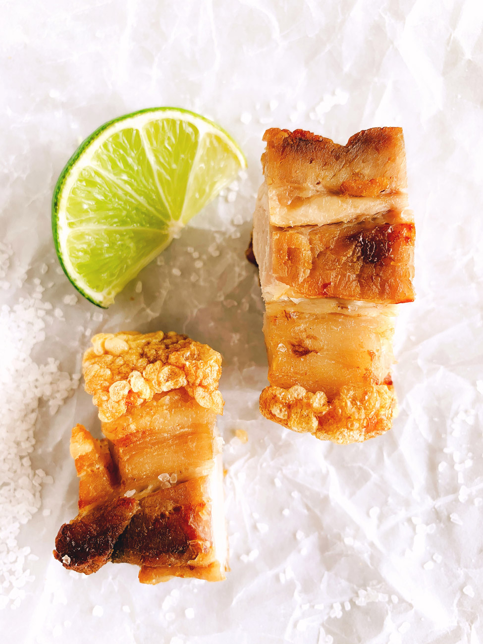 Fotografía de  Chicharrón con limón